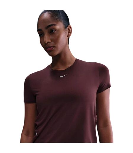 Haut One Femme Bordeaux Nike
