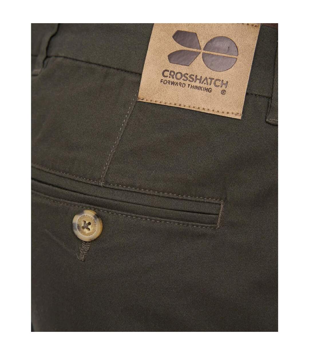Mens Roysden Trousers Green Crosshatch-4