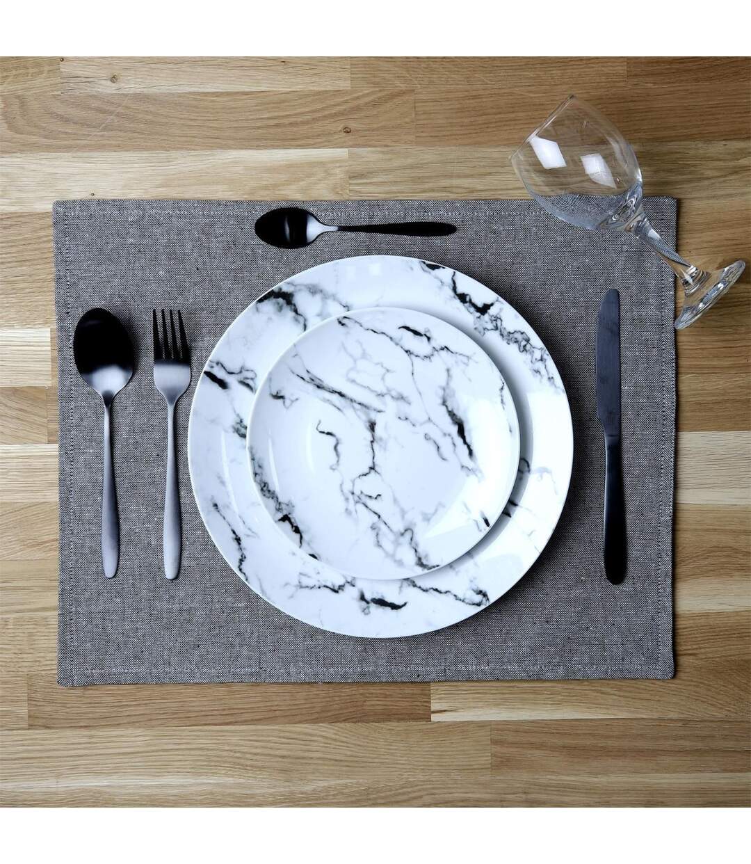 Set de Table Déco Lunabel 35x45cm Vert Olive-2
