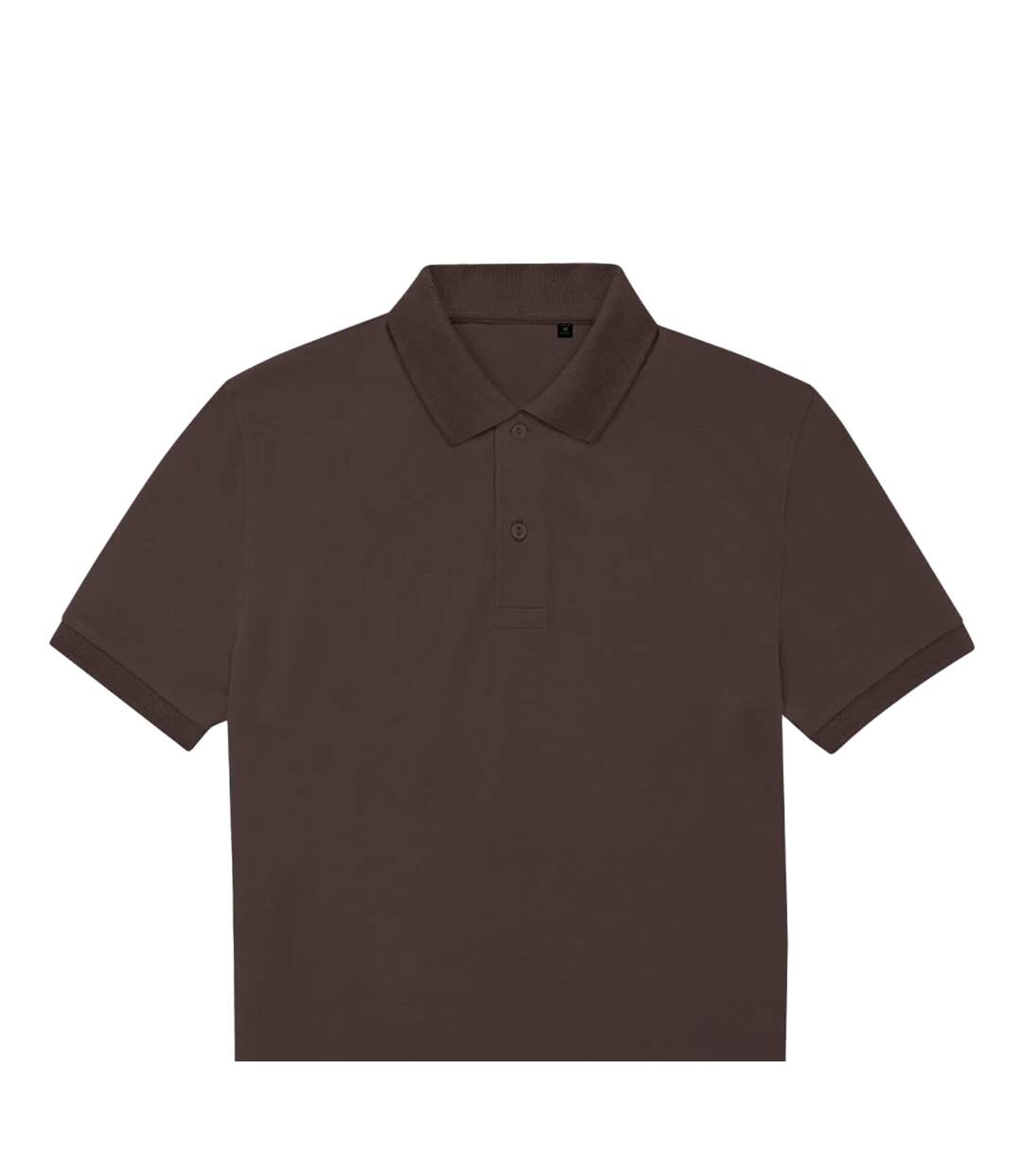 Mens my eco polo shirt roasted coffee B&C