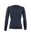 Sweat Galaxy Femme Bleu Marine SOLS-2