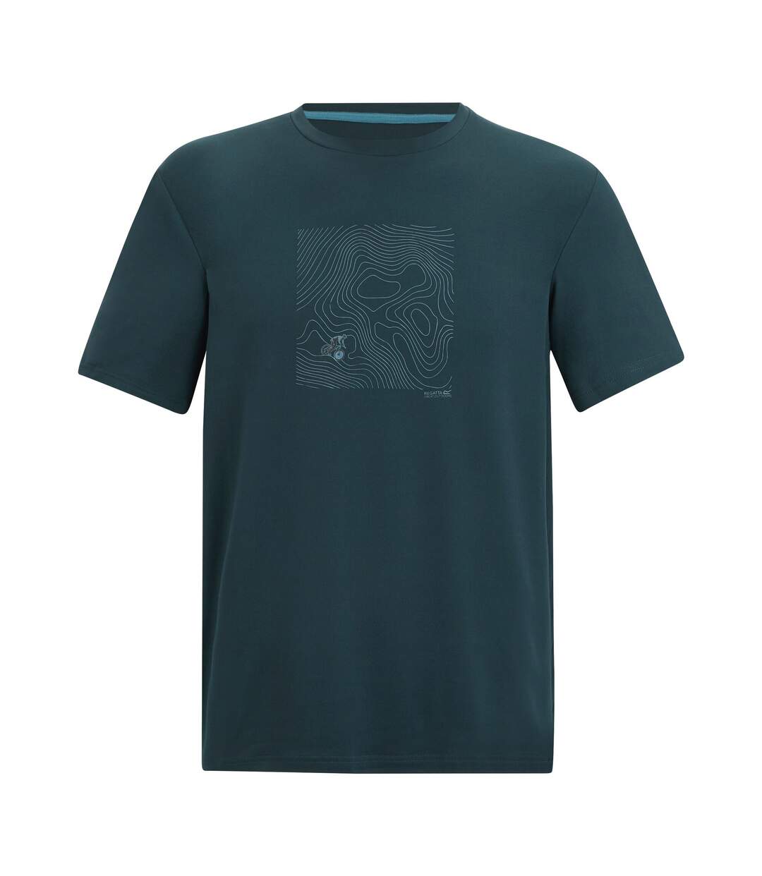 T-shirt Motif/style Cyclisme Fingal Homme Bleu Nuit Regatta-2