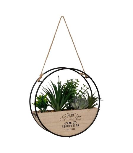 Plantes Artificielles à Suspendre Krist 20cm Naturel