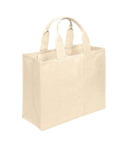 Wrap canvas tote bag one size natural/natural Brand Lab