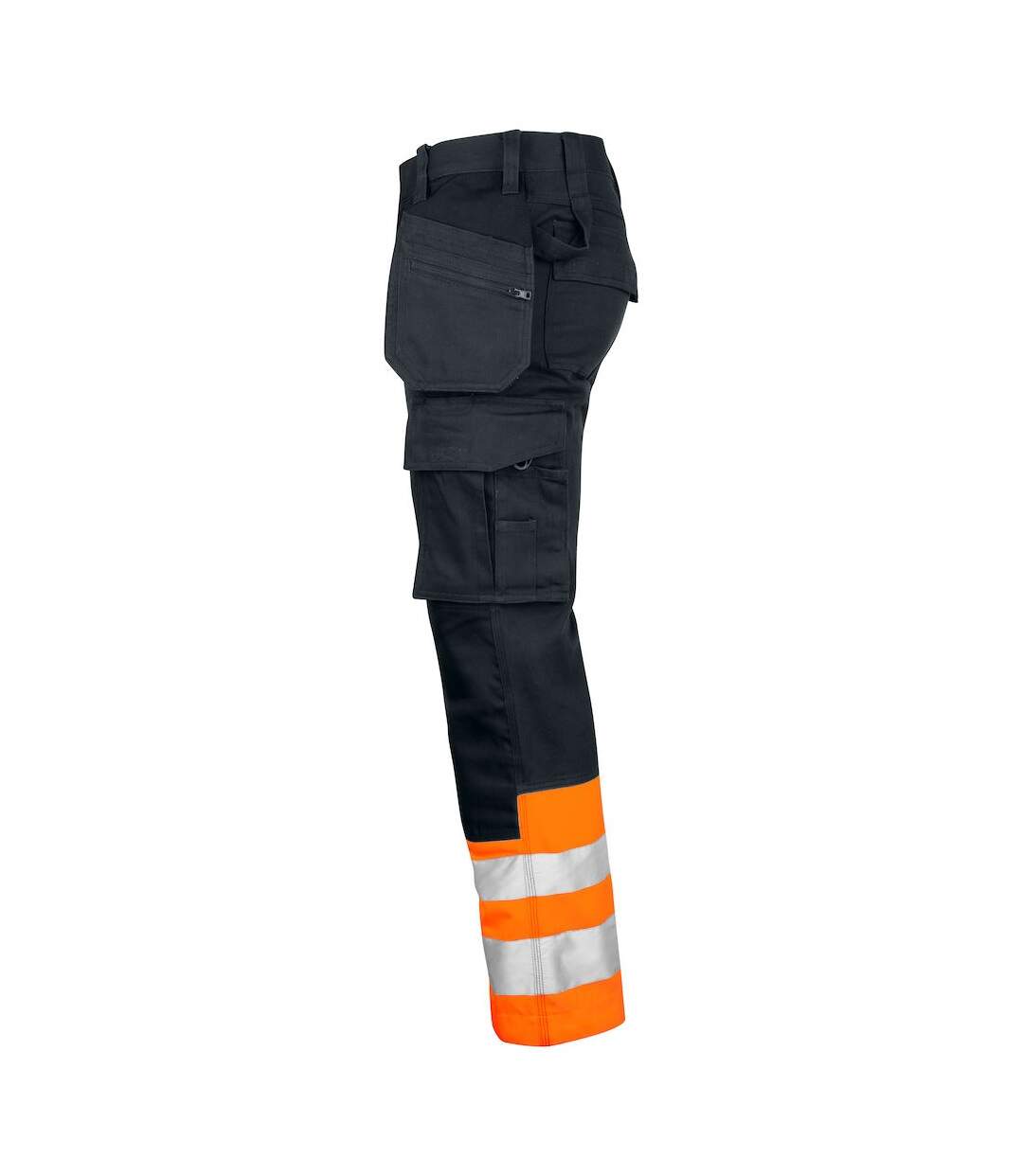 Mens hi-vis trousers orange/black Projob-3