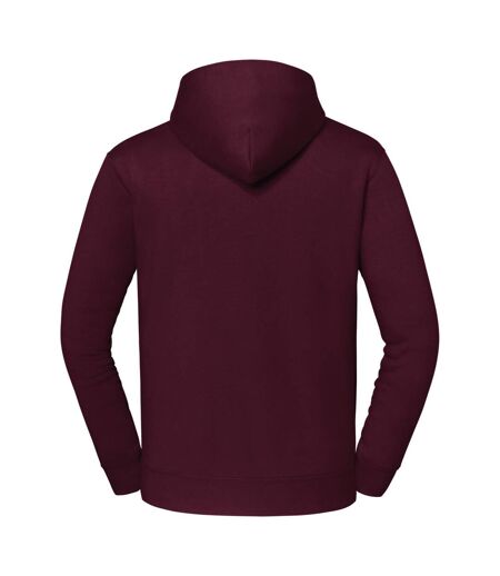 Unisex Adult Iconic Premium Hoodie Burgundy Fruit Of The Loom