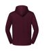 Unisex Adult Iconic Premium Hoodie Burgundy Fruit Of The Loom-3