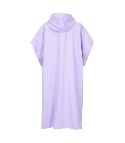 Womens/ladies lagoon microfibre poncho one size light purple Mountain Warehouse