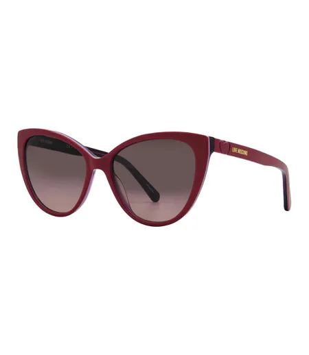 Womens/ladies Cat Eye Sunglasses One Size Cherry Red Moschino