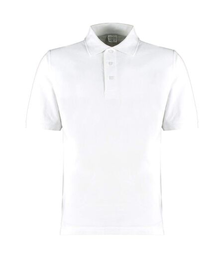 Polo homme blanc Kustom Kit