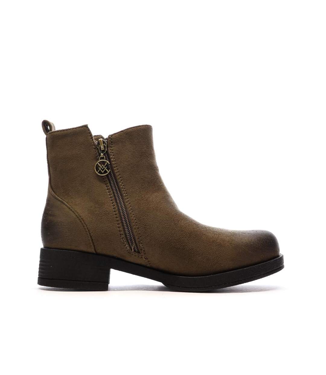Bottines marrons femme chattawak 8-vamp-2