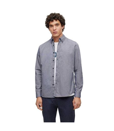 Mens Rickert Oxford Shirt Navy Boss