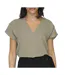 T-Shirt marron femme jdy life-1
