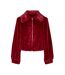 Veste rouge femme pieces frances-1