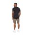 T-shirt Shellworth Homme Noir Crosshatch-3