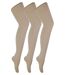 3 Pair Multipack Womens Coloured Opaque 80 Denier Tights | Sock Snob | Plain Block Colour Tights