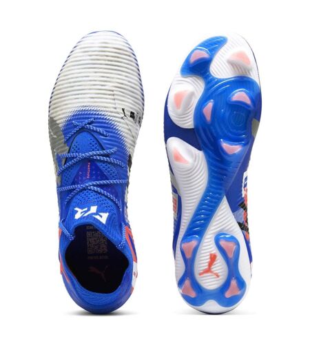 Unisex Adult Future 8 Ultimate Firm Ground Football Boots White Blue Puma