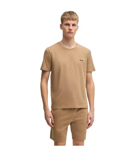 T-shirt Manches Courtes Mixmatch Homme Beige Boss