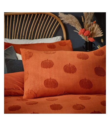 Furn Tufted Cotton Pumpkin Duvet Set (Spice) - UTRV3310