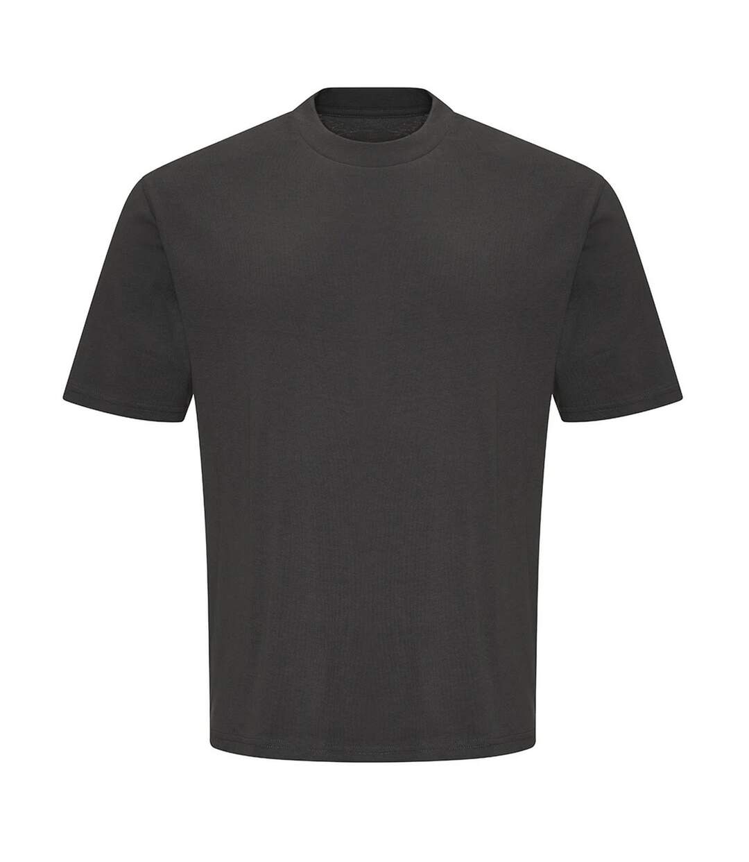 Mens Heavyweight Boxy T-shirt Solid Charcoal Awdis-1