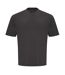 Mens Heavyweight Boxy T-shirt Solid Charcoal Awdis-1