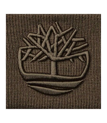 Bonnet Motif/style Logo Adulte Marron Chocolat Timberland