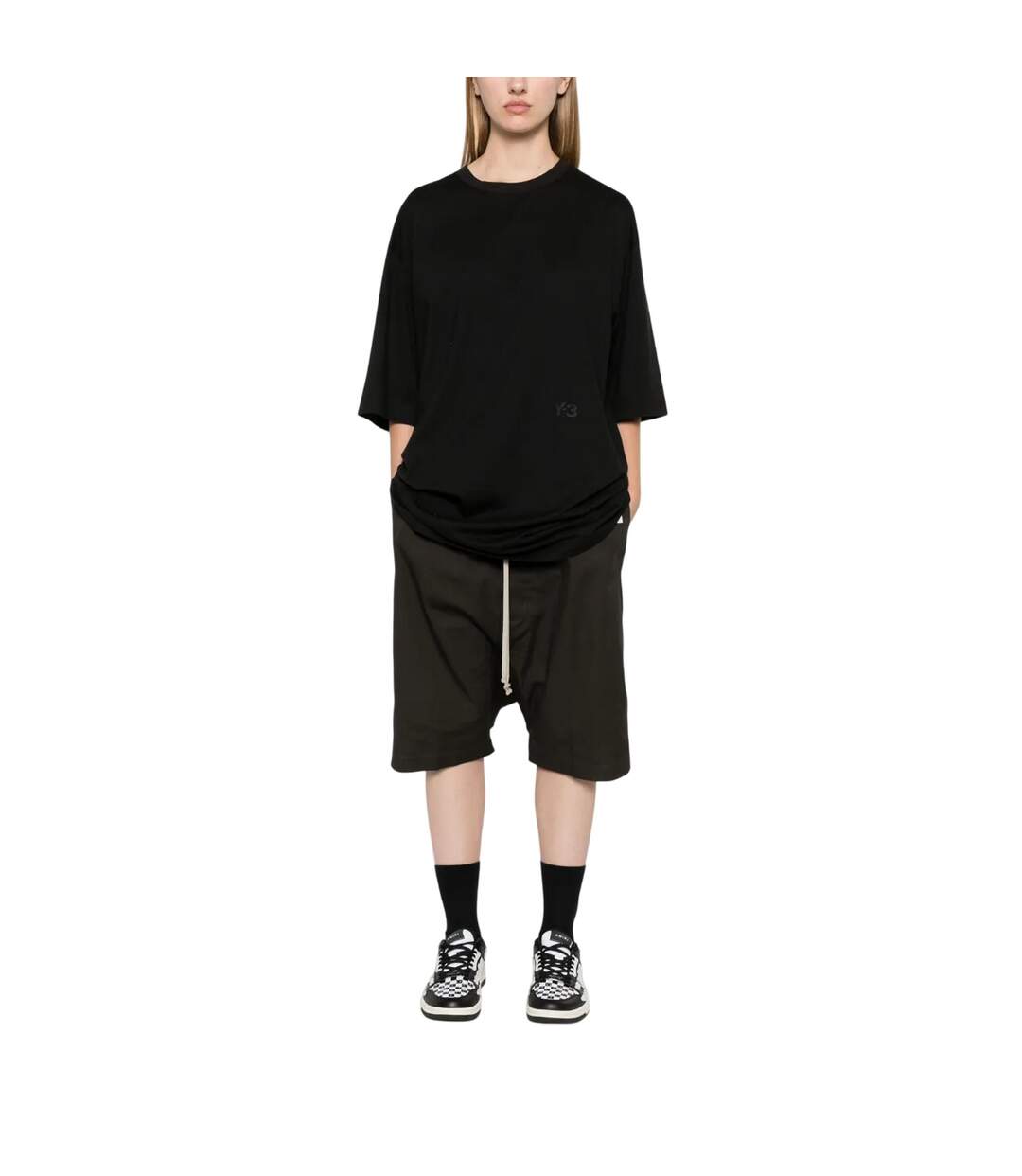 T-shirt Manches Courtes Homme Noir Y-3-4