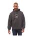 Mens Badged Basket Hoodie Grey Blood Brother-3