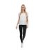 Womens/ladies cool coated leggings black Only-3