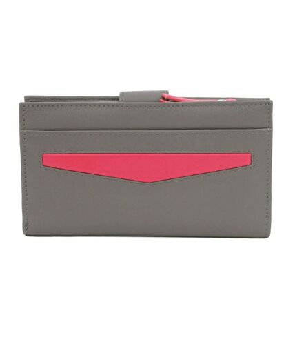 Eastern Counties Leather - Porte-monnaie HAYLEY (Gris / Rose) (Taille unique) - UTEL405