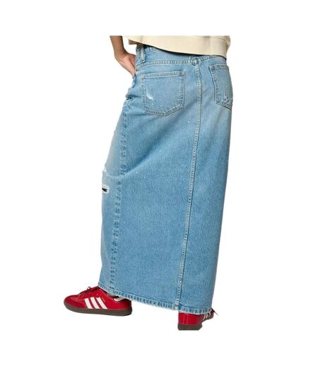 Jupe en jean bleu femme kaporal belle