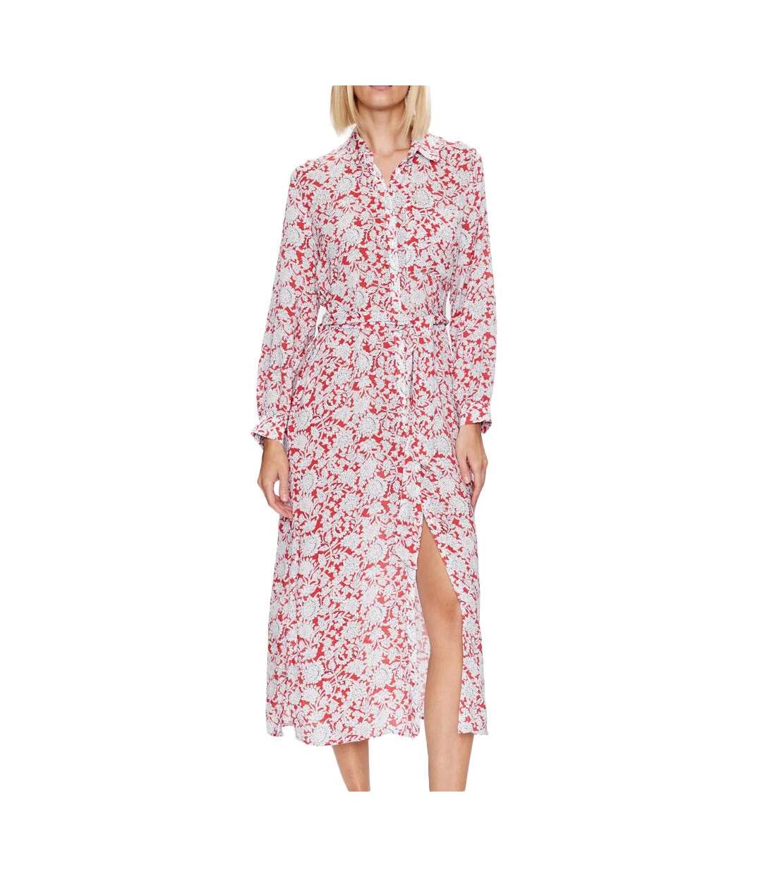 Robe Rouge à Motifs Femme Pepe jeans Perah - M-1