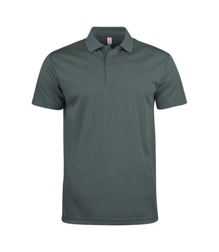 Polo Basic Active Adulte Gris Foncé Clique