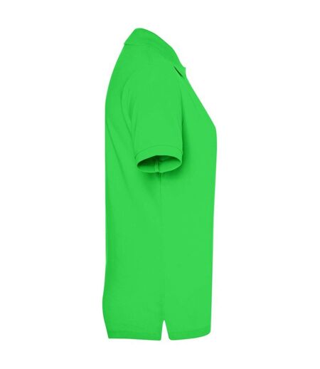 Polo Classic Femme Vert Citron James And Nicholson