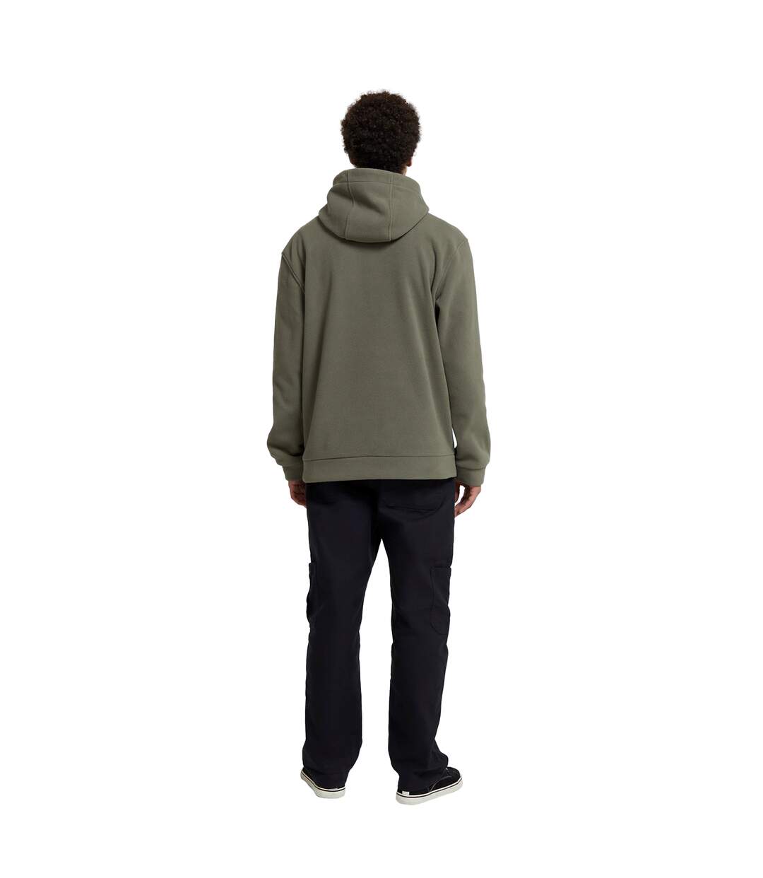 Mens Louis Fleece Hoodie Green Animal-4