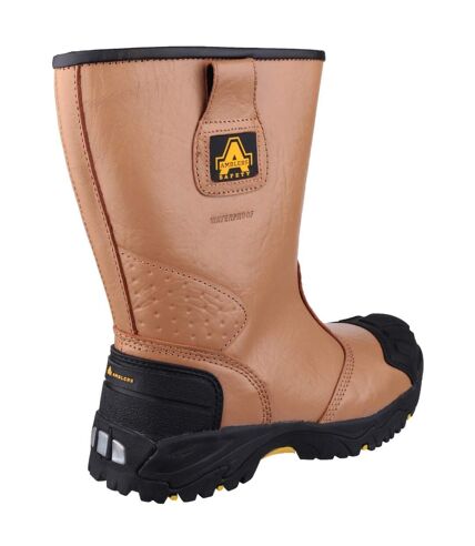 Amblers Safety FS143 Mens Safety Rigger Boot (Tan) - UTFS2516