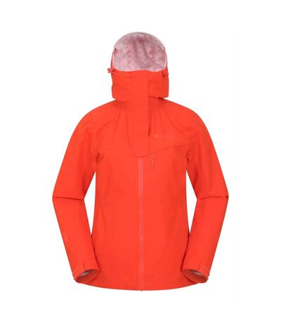 Veste imperméable arlberg femme orange sanguine Mountain Warehouse