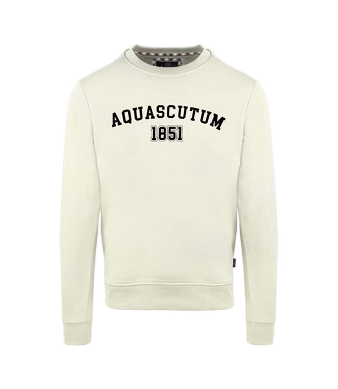 Sweat Motif/style Logo Arqué Homme Jaune Clair Aquascutum-1