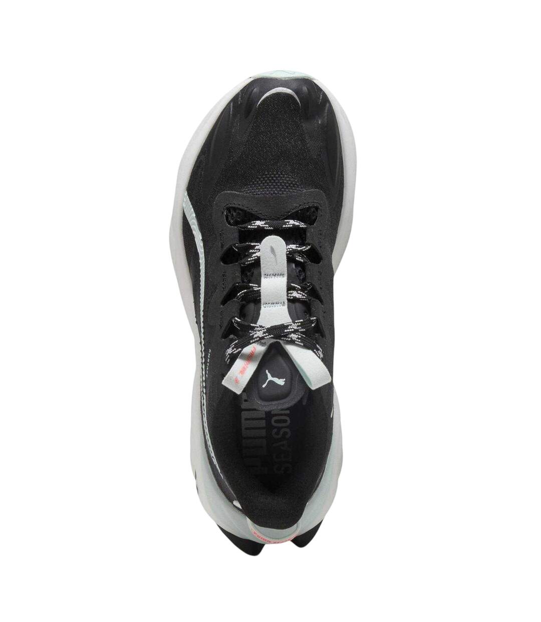 Womens/ladies Fast Trac Nitro 3 Shoes Black Red Puma-3