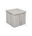 Boîte de Rangement Déco Couvercle 31x31cm Beige-1
