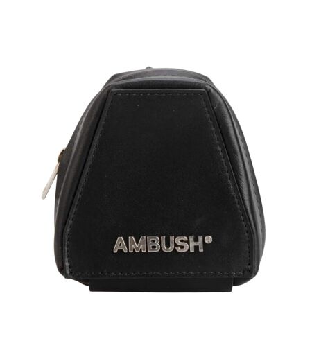 Tri Leather Pouch One Size Black Silver Ambush