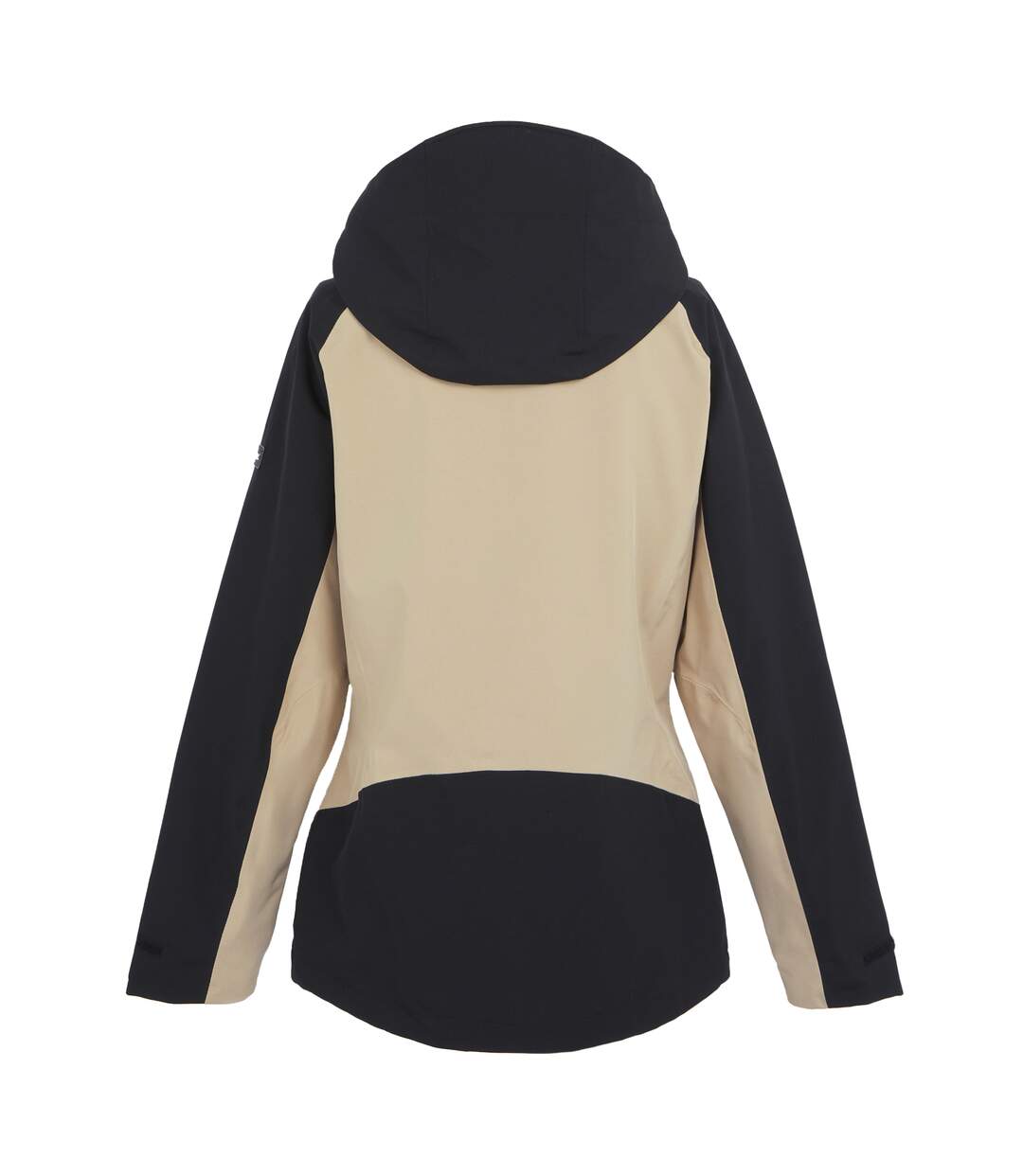 Womens/ladies Birchdale Shell Waterproof Jacket Warm Taupe Black Regatta-2
