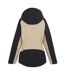 Womens/ladies Birchdale Shell Waterproof Jacket Warm Taupe Black Regatta-2