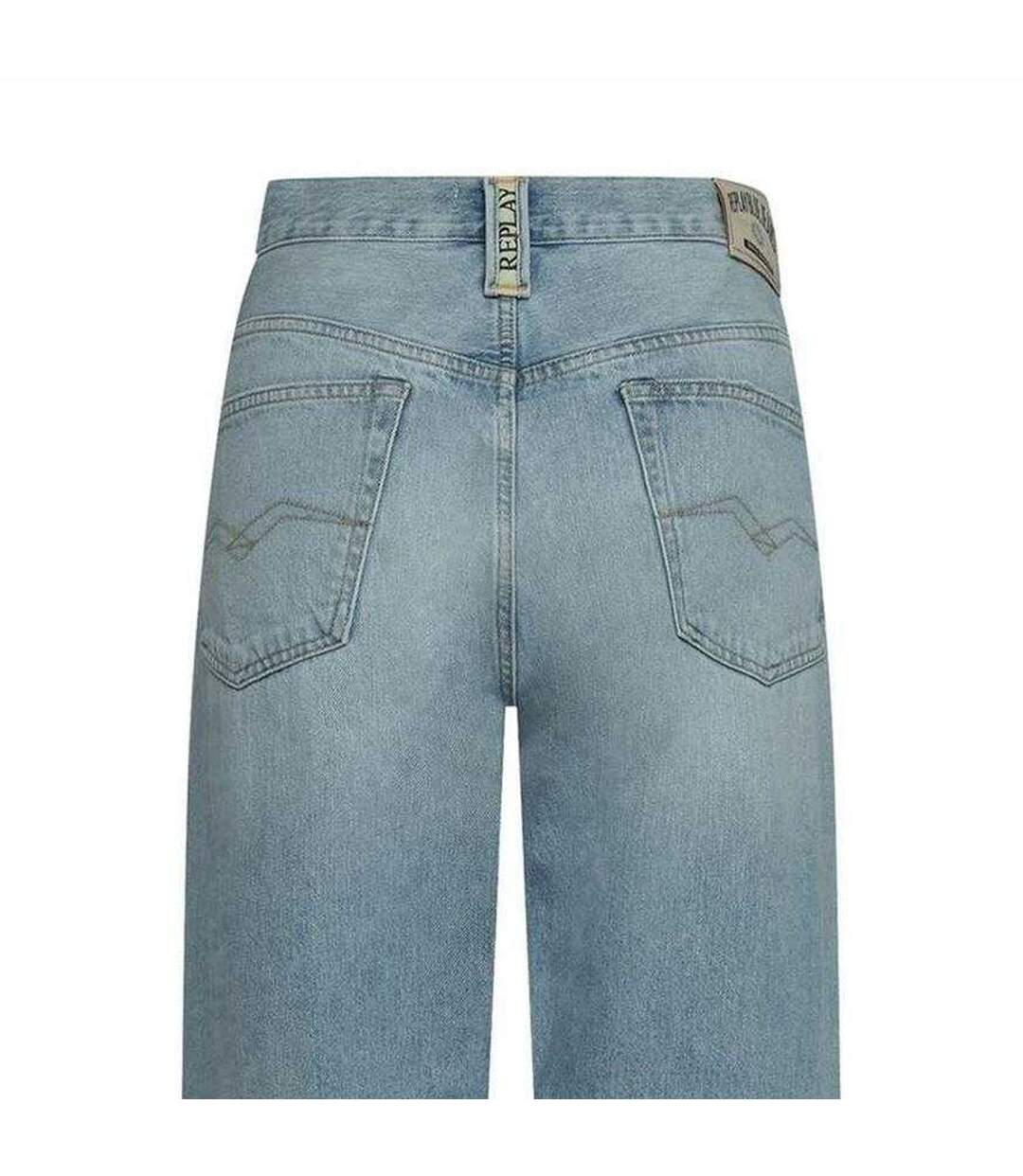 Womens/ladies 9zero1 Straight Jeans Blue Replay-4