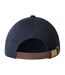 Leather Backstrap Baseball Cap Navy Kangol-2