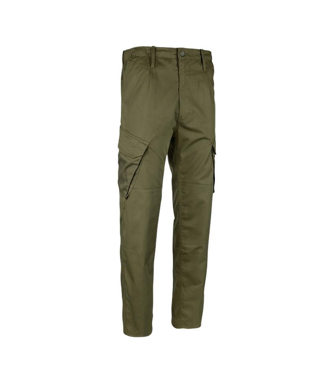 Pantalon À Poches Motif/style Camouflage Homme Vert Viper-4