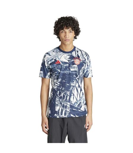 Mens Pre-match Fc Bayern Munich Jersey Off White Adidas