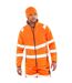Unisex Adult Printable Safety Soft Shell Jacket Fluorescent Orange Result Recycled-4