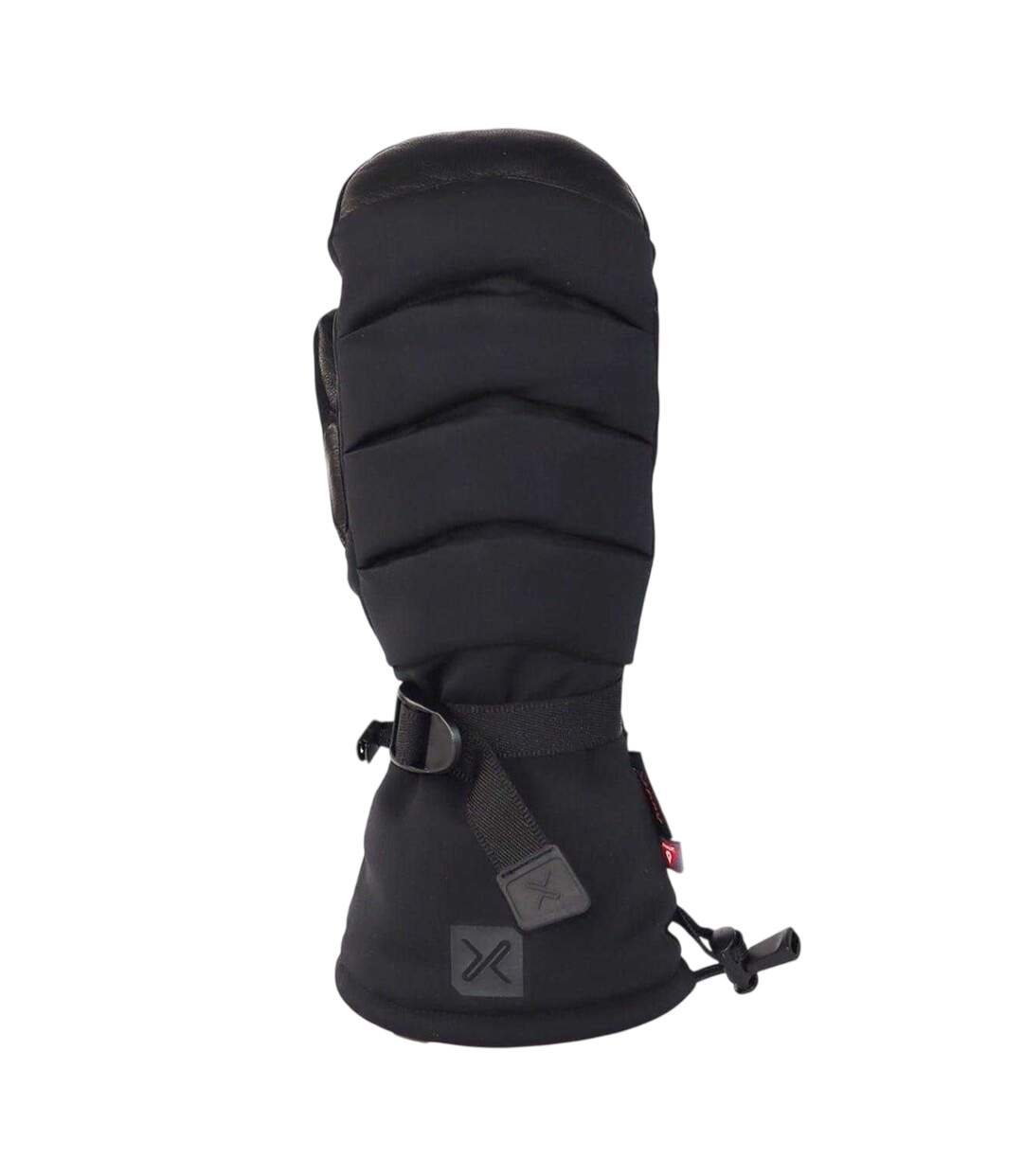 Unisex Adult Finse Leather Ski Mittens Black Extremities-1