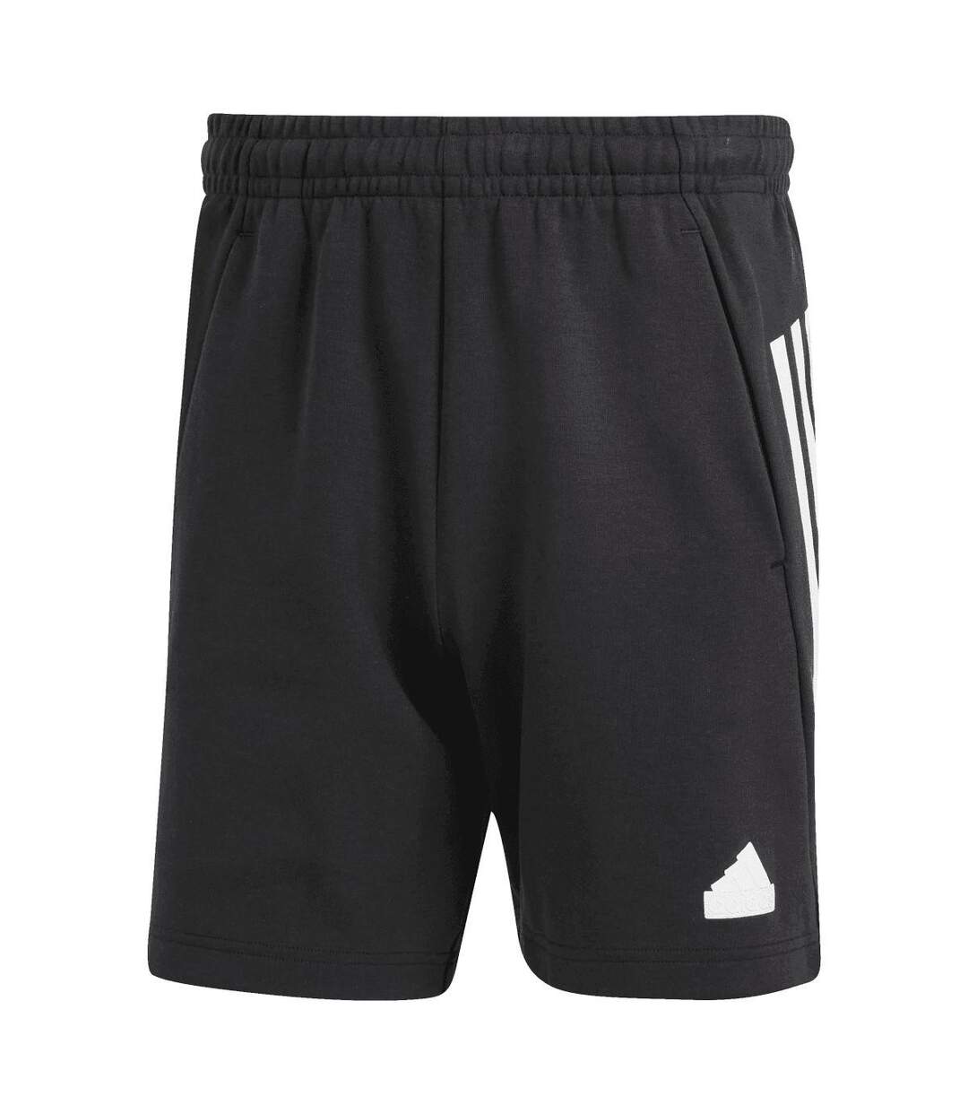 Mens Future Icons 3 Stripes Shorts Black Adidas-2